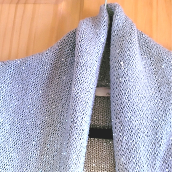 Mystree Silver Sequin Jacket S - Picture 3 of 6